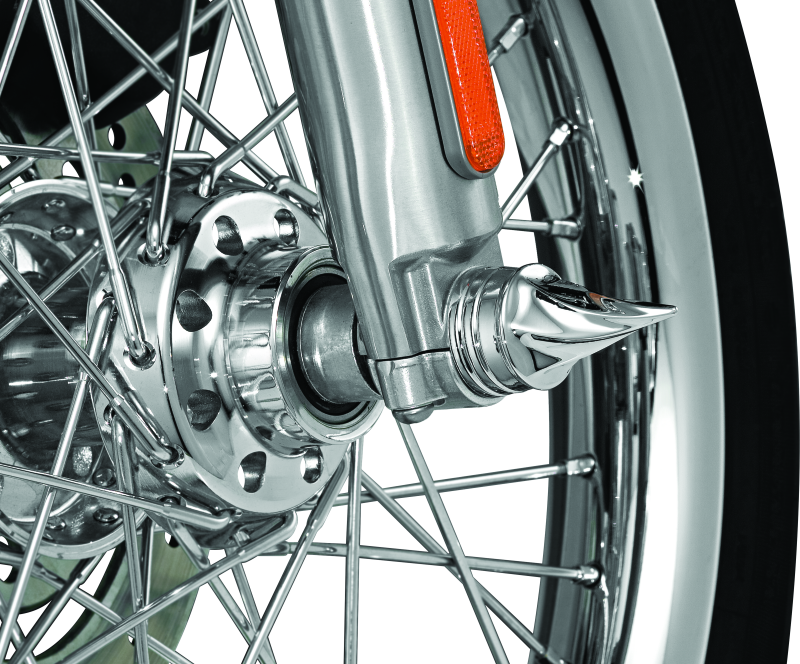 Kuryakyn Twisted Axle Caps for Harley Davidson Touring Models