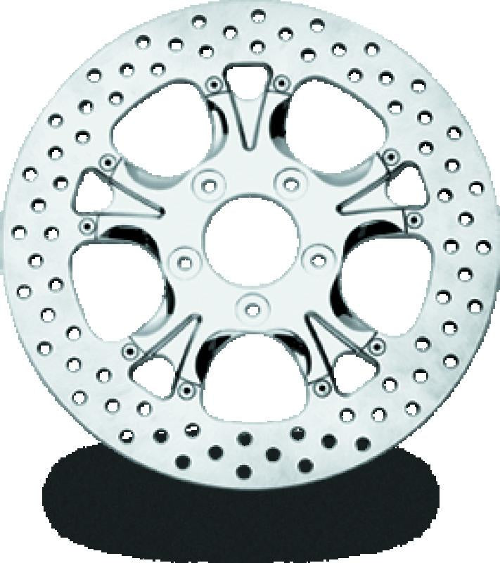 Performance Machine Gatlin Front Left Brake Disc for Harley Davidson (Part #0133-1800GATS-CH)