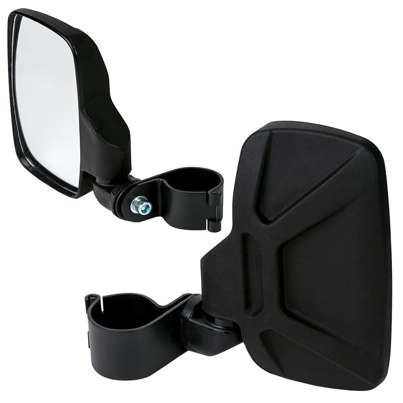 Seizmik 01+ Breakaway Sideview Mirror for Polaris, Honda, John Deere, Kawasaki, Kymco, Suzuki, Yamaha - 1.75-inch Steel Clamp Pair