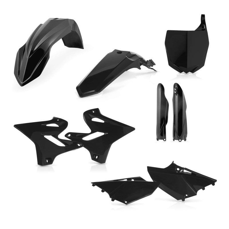 Acerbis Full Plastic Kit for Yamaha YZ125/250 (2015-2021) and YZ125X/250X (2016-2022) in Black