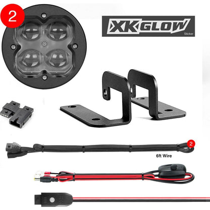 C3 Round RGB Pod Lights (Pair)