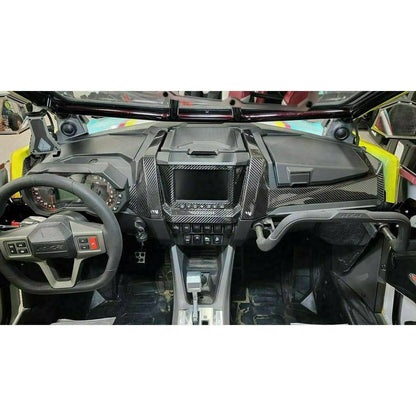 Polaris RZR Pro / Turbo R Carbon Fiber Dash Trim Kit (3-Piece)