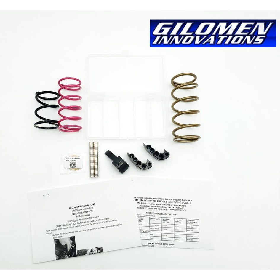 Gilomen Innovations '18+ Polaris Ranger XP 1000 Torque Monster New Body Type Clutch Kit