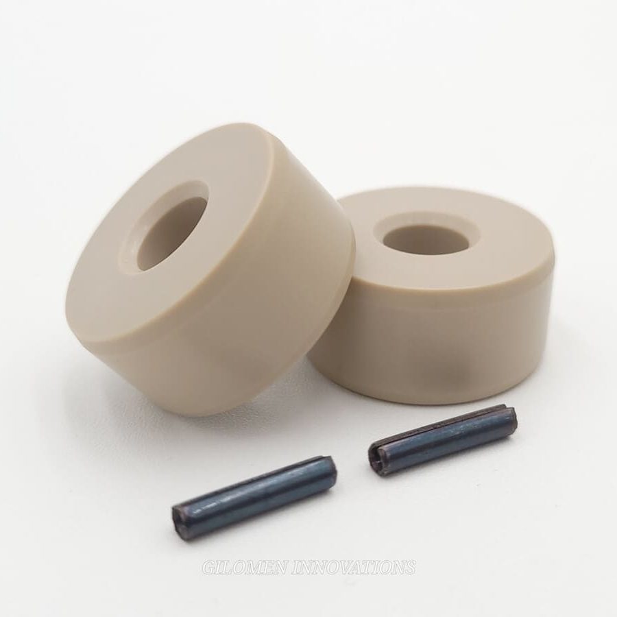 Gilomen Innovations OEM Boss Secondary Clutch Diamond Rollers Upgrade Replaces Square Pucks - Set of 2