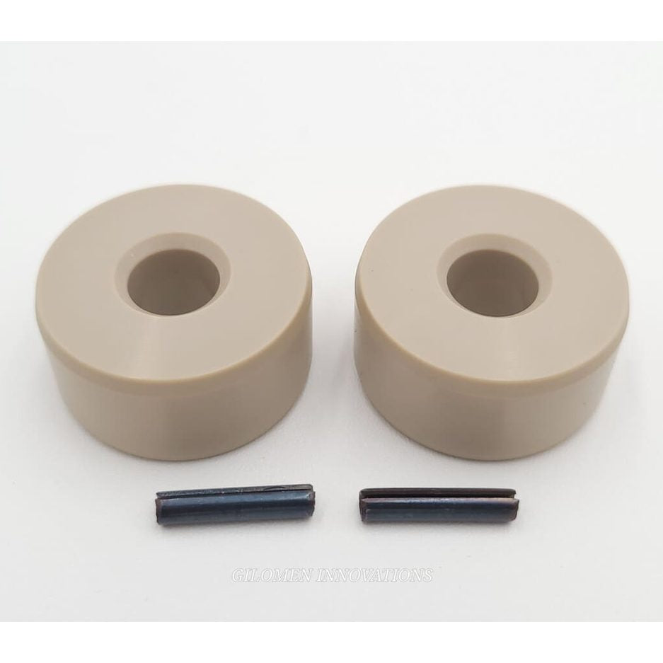 Gilomen Innovations OEM Boss Secondary Clutch Diamond Rollers Upgrade Replaces Square Pucks - Set of 2