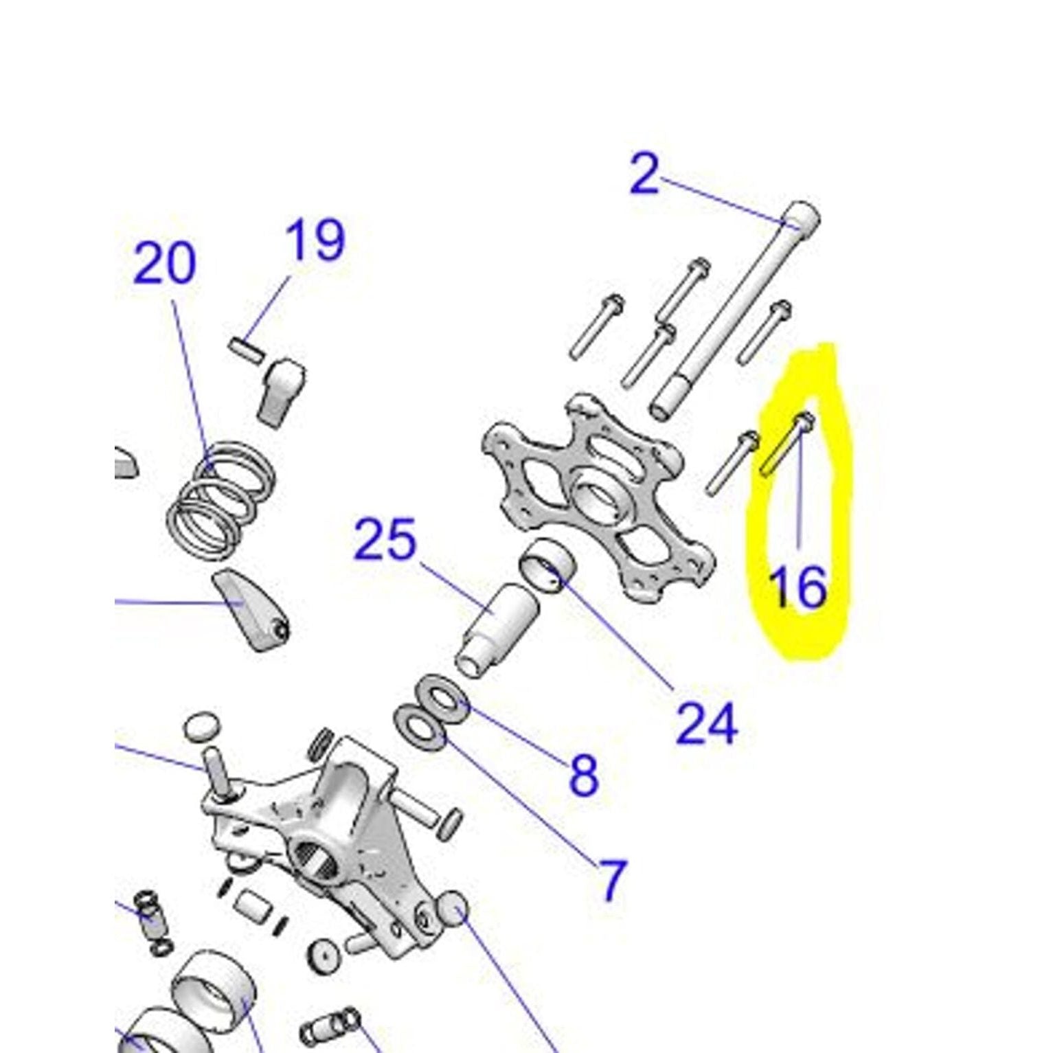 Gilomen Innovations P90X & P190X Primary Clutch Cover Plate Bolt