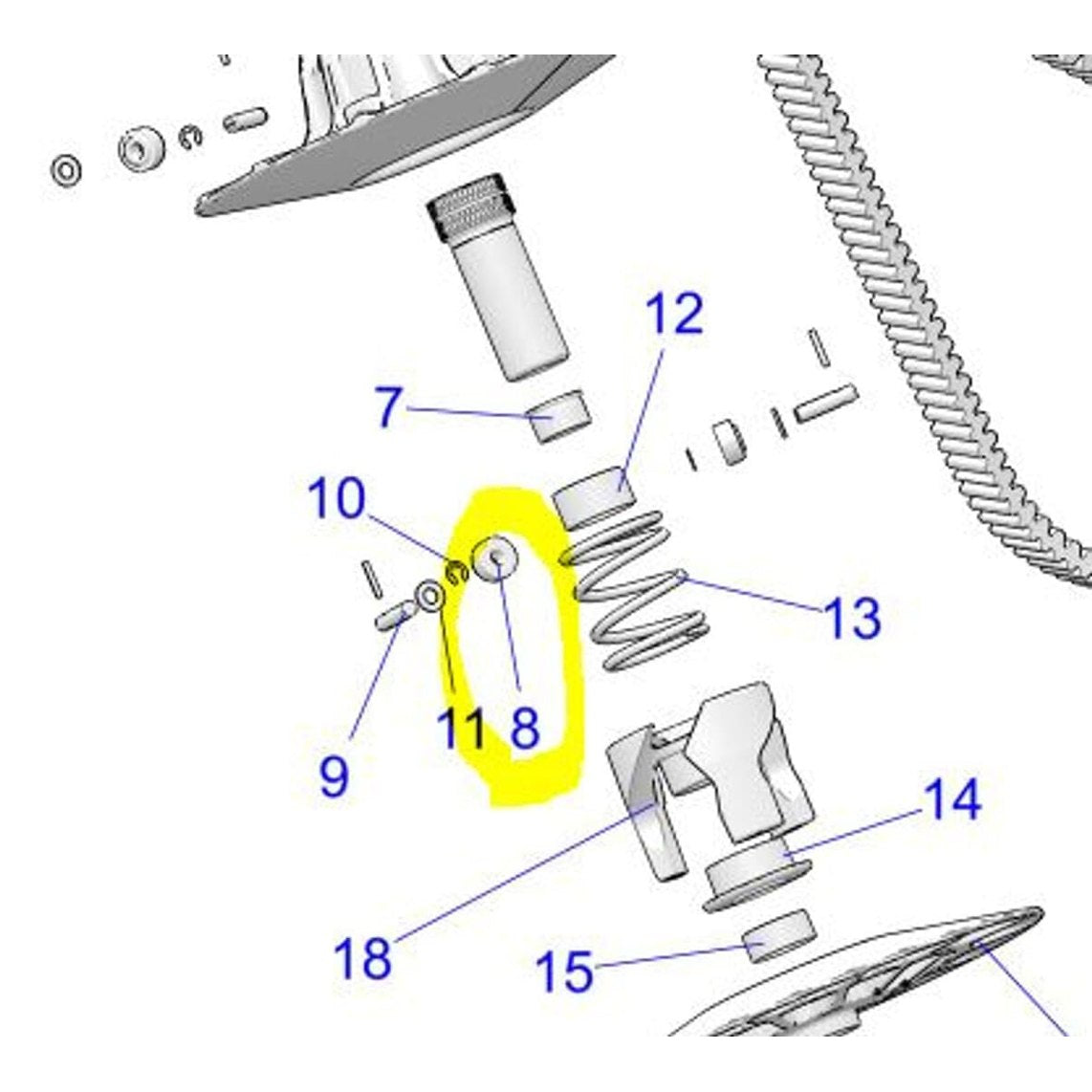 Gilomen Innovations P90X Diamond Rollers & Secondary Clutch - Set of 3