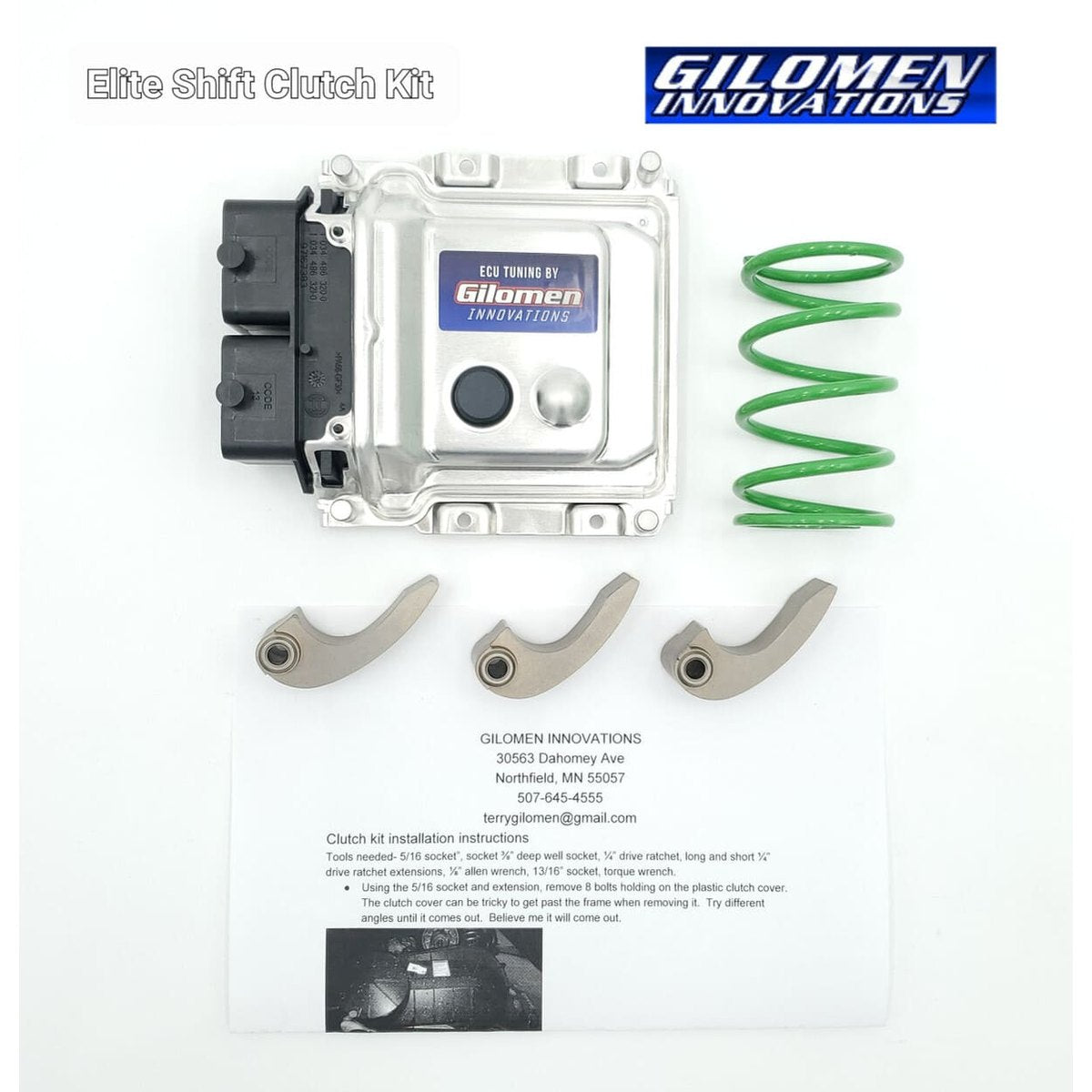 Gilomen Innovations Polaris RZR 900 ECU Performance Tuning Kit / Clutch Kit Performance Package