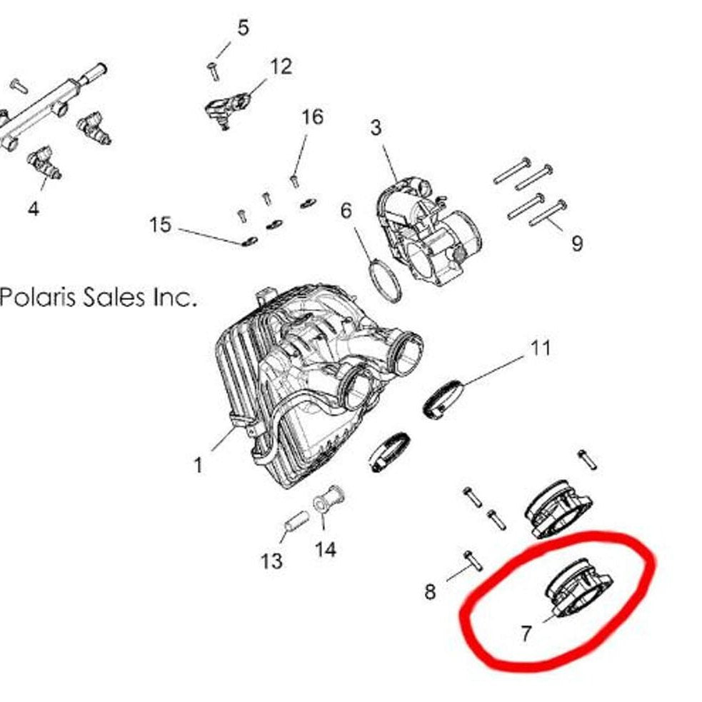 Gilomen Innovations Rubber Intake Boot / Throttle Body Adaptor