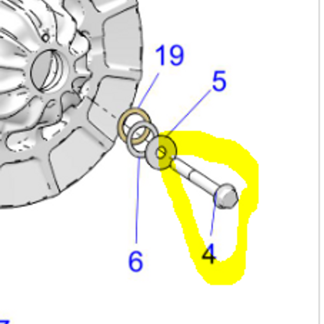 Gilomen Innovations Secondary Clutch Bolt