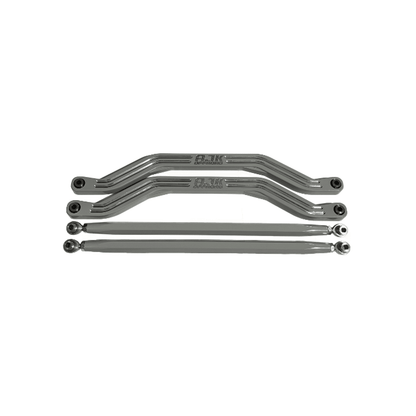 Polaris Pro R / Turbo R High Clearance Radius Rods by AJK Offroad Gray Both Rods 