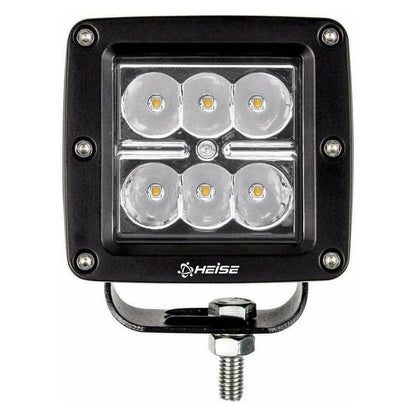 Amber Cube Spot Light 3"