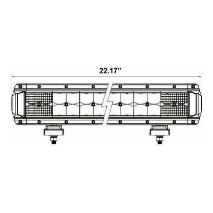 Dual Row High Output Heated LED Lightbar 22"