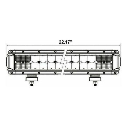 Dual Row High Output LED Lightbar 22"