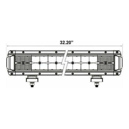 Dual Row High Output LED Lightbar 32"