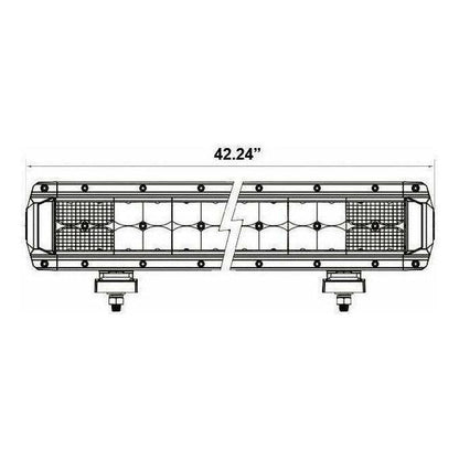 Dual Row High Output LED Lightbar 42"