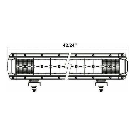 Dual Row High Output LED Lightbar 42"