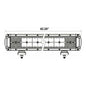Dual Row High Output LED Lightbar 42"