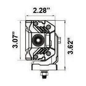 Dual Row High Output LED Lightbar 8"