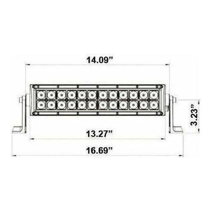 Dual Row LED Lightbar 14"
