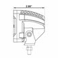 High Output Cube Spot Light 3" (Pair)