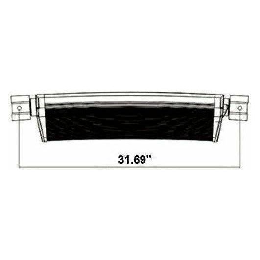 Single Row Curved LED Lightbar 30"