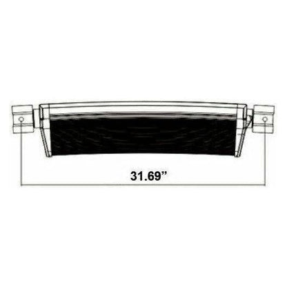 Single Row Curved LED Lightbar 30"
