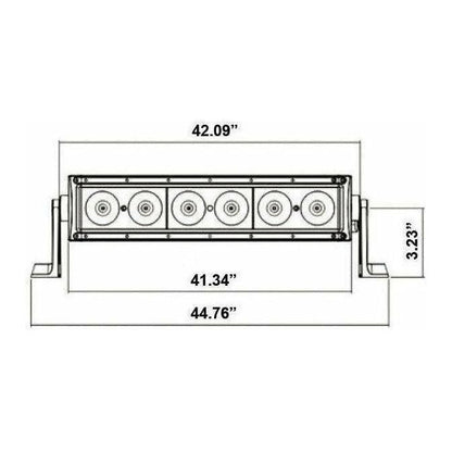 Single Row Curved LED Lightbar 42"