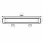 Single Row Super Slimline LED Lightbar 5.5"