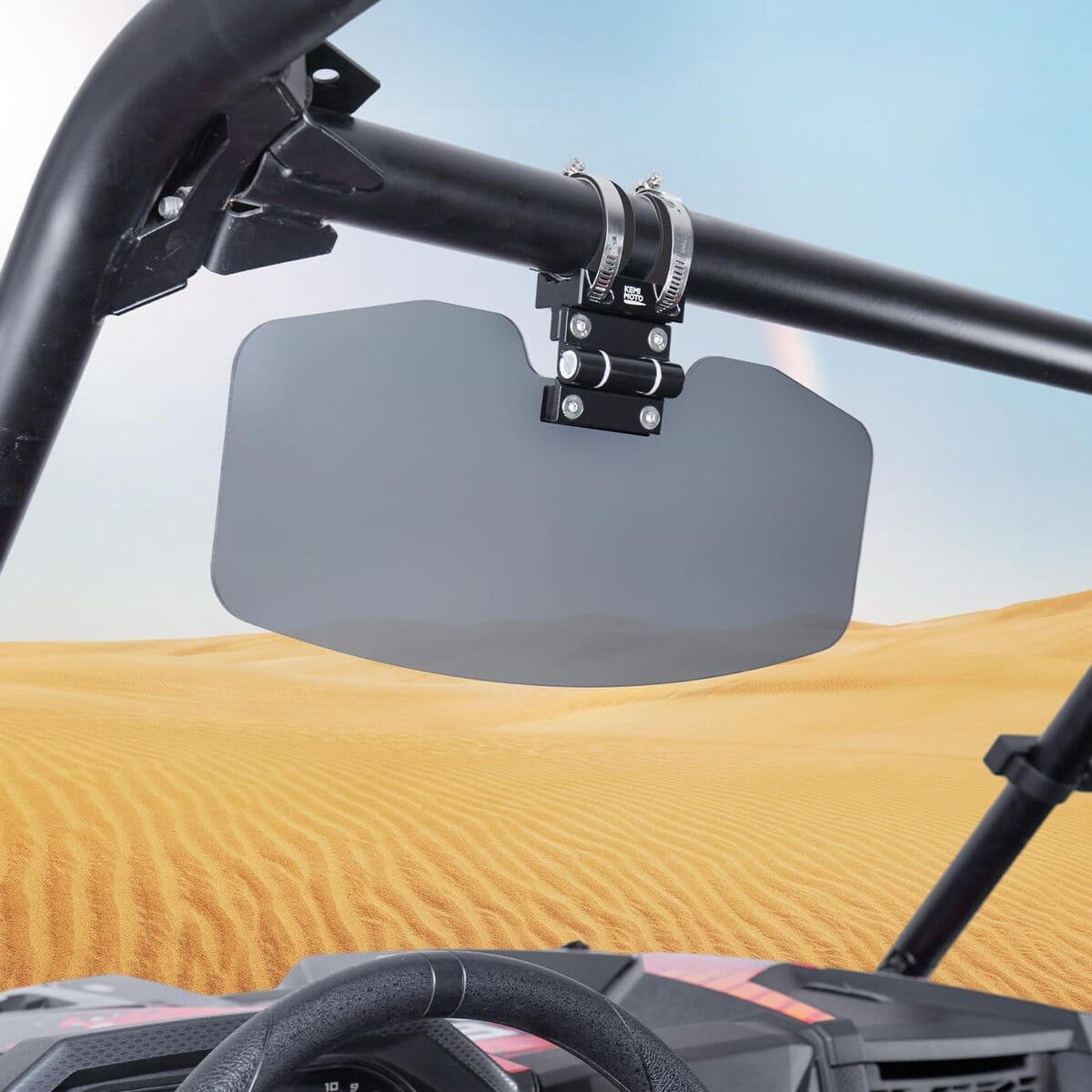 Kemimoto Can Am Maverick 1.5"-2" Roll Bars UTV Sun Visor Side X Side w/Windshield