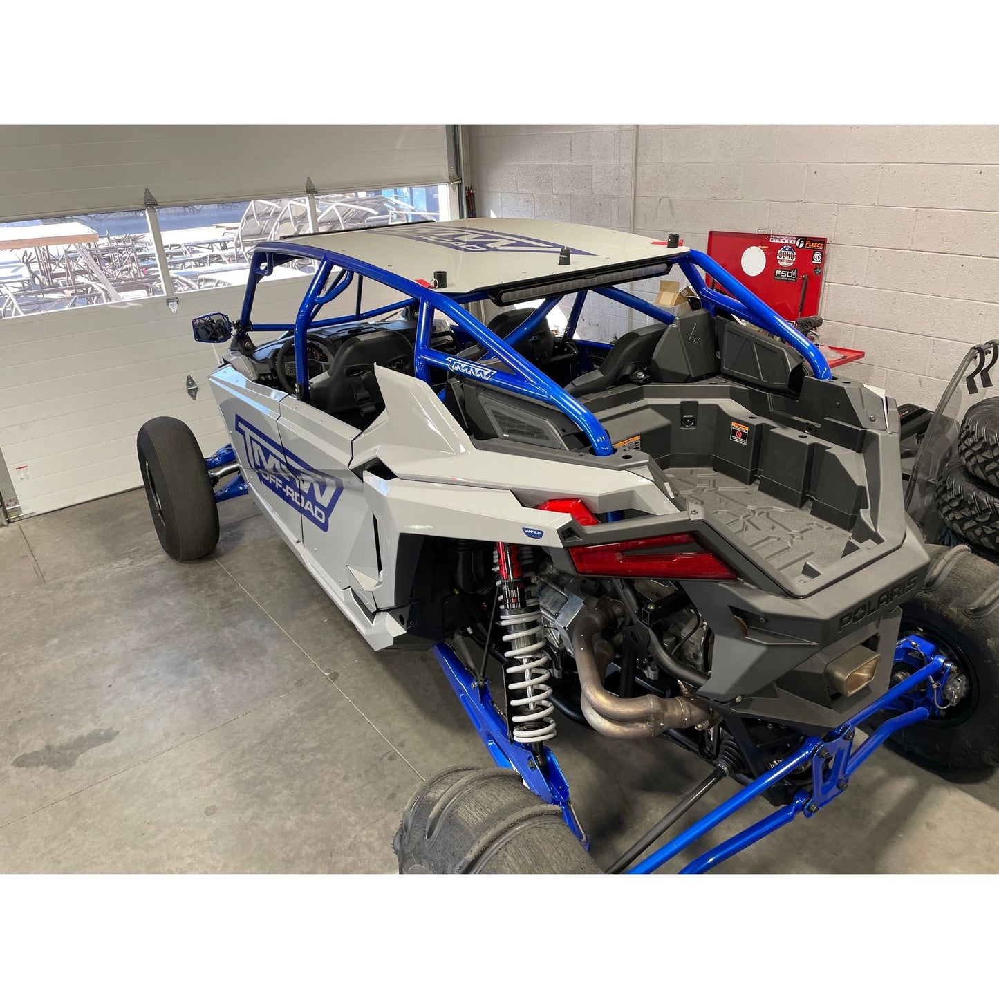 Polaris RZR Pro R 4 Raw Dominator Roll Cage with Roof