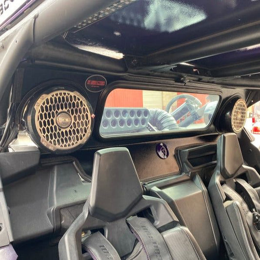 Can Am X3 Rear Windshield with Speaker Cut-Outs