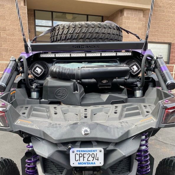 Can Am X3 Rear Windshield with Speaker Cut-Outs