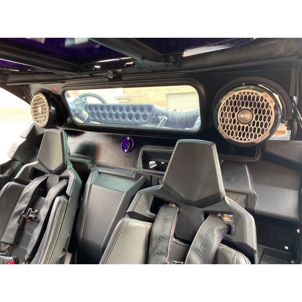 Can Am X3 Rear Windshield with Speaker Cut-Outs