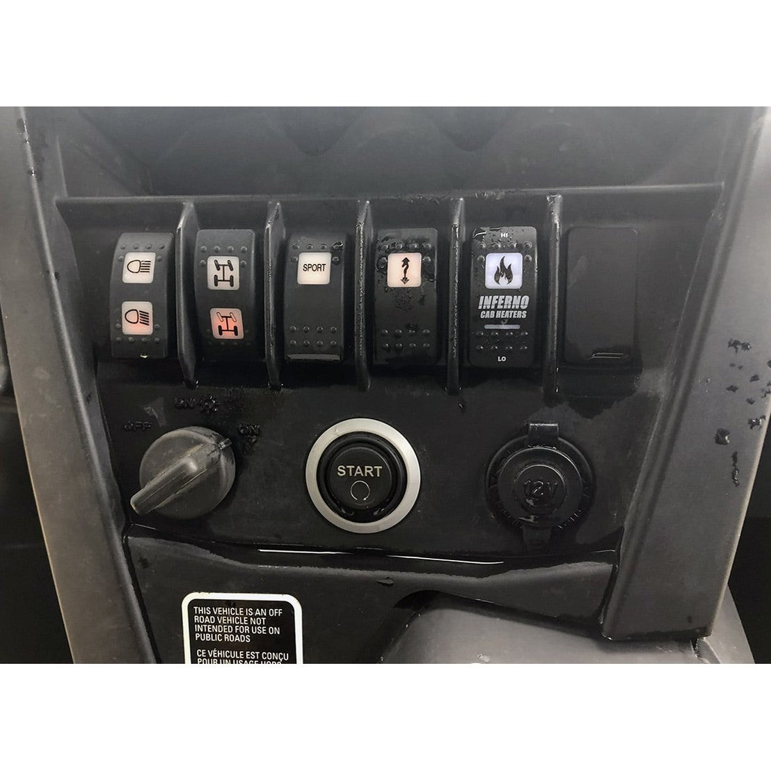 Inferno '13-'18 Can-Am Maverick Cab Heater with Defrost