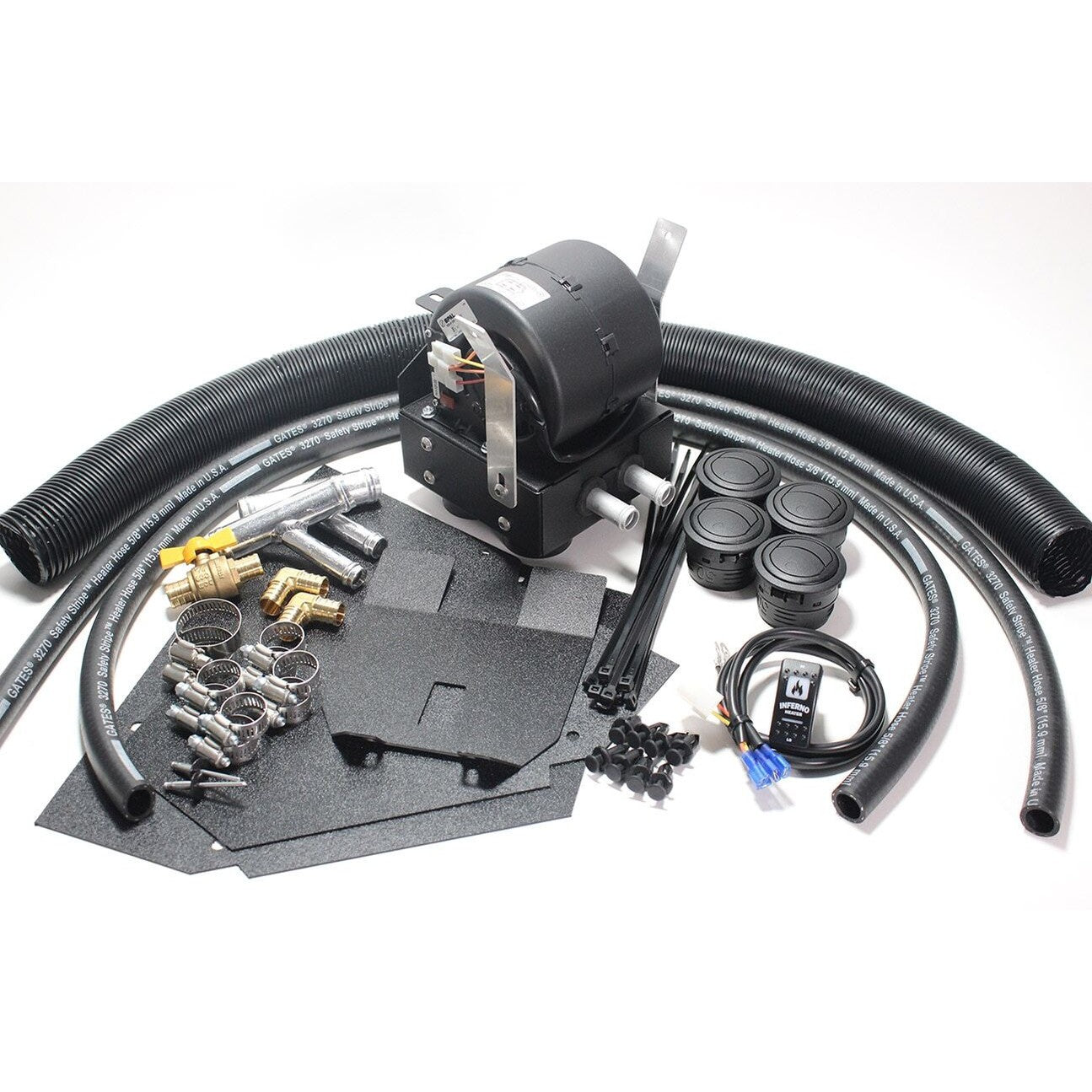Inferno '17+ Can-Am Maverick X3 Cab Heater with Defrost - Premium In Dash Enclosure