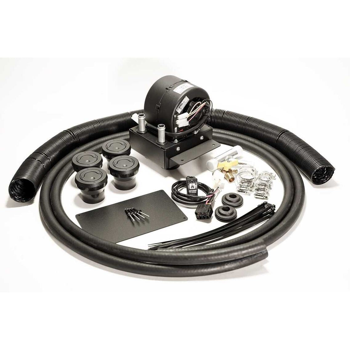 Inferno ‘19+ Polaris RZR XP Turbo Cab Heater With Defrost for Machines with Glovebox Subwoofer