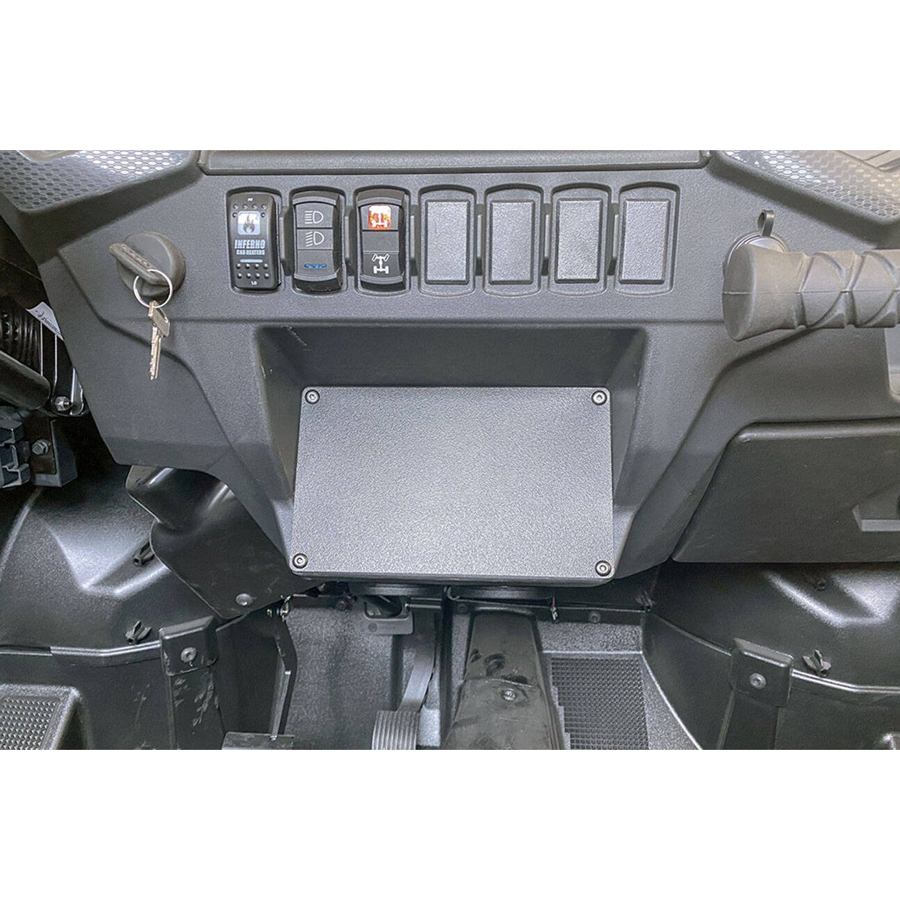 Inferno '21+ Polaris RZR S 1000 Cab Heater with Defrost for Machines with Glovebox Subwoofer