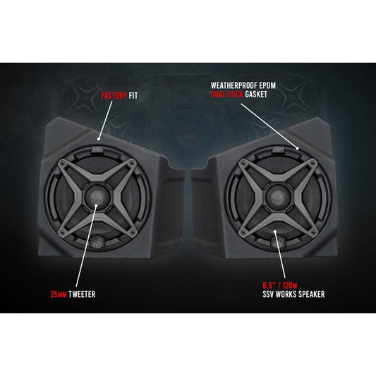 Kawasaki KRX 2 Speaker Audio Kit
