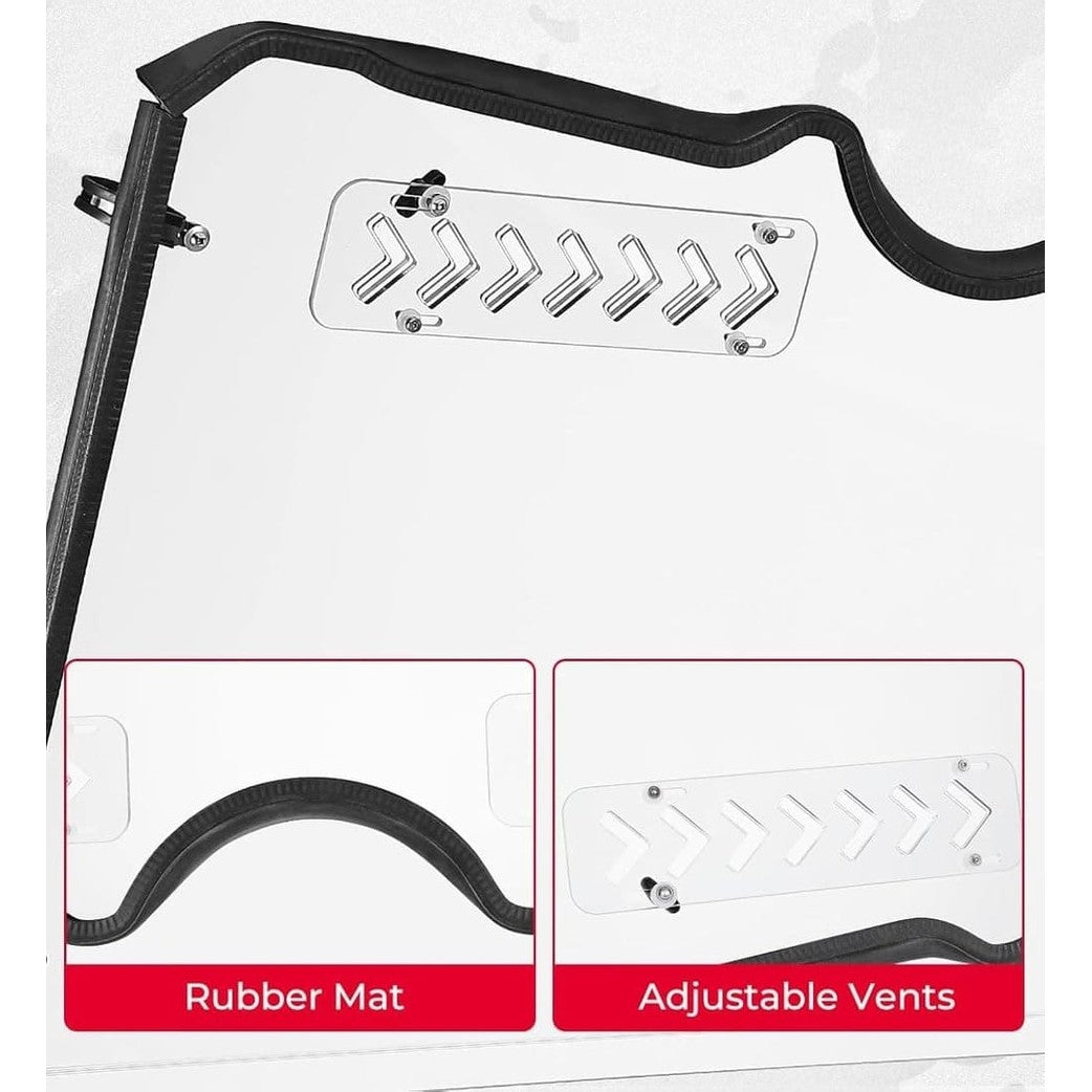 Kemimoto '04-'13 Yamaha Rhino 700 Full Windshield