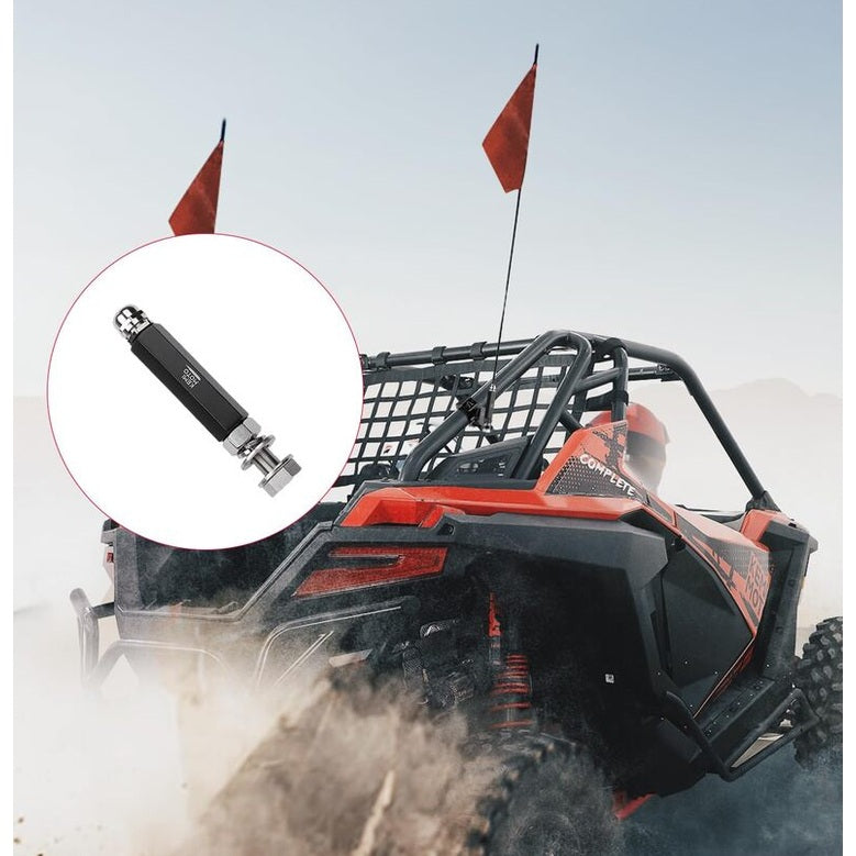 Kemimoto 1/4'' Black Mounting Base Flag Mount - 1 PC