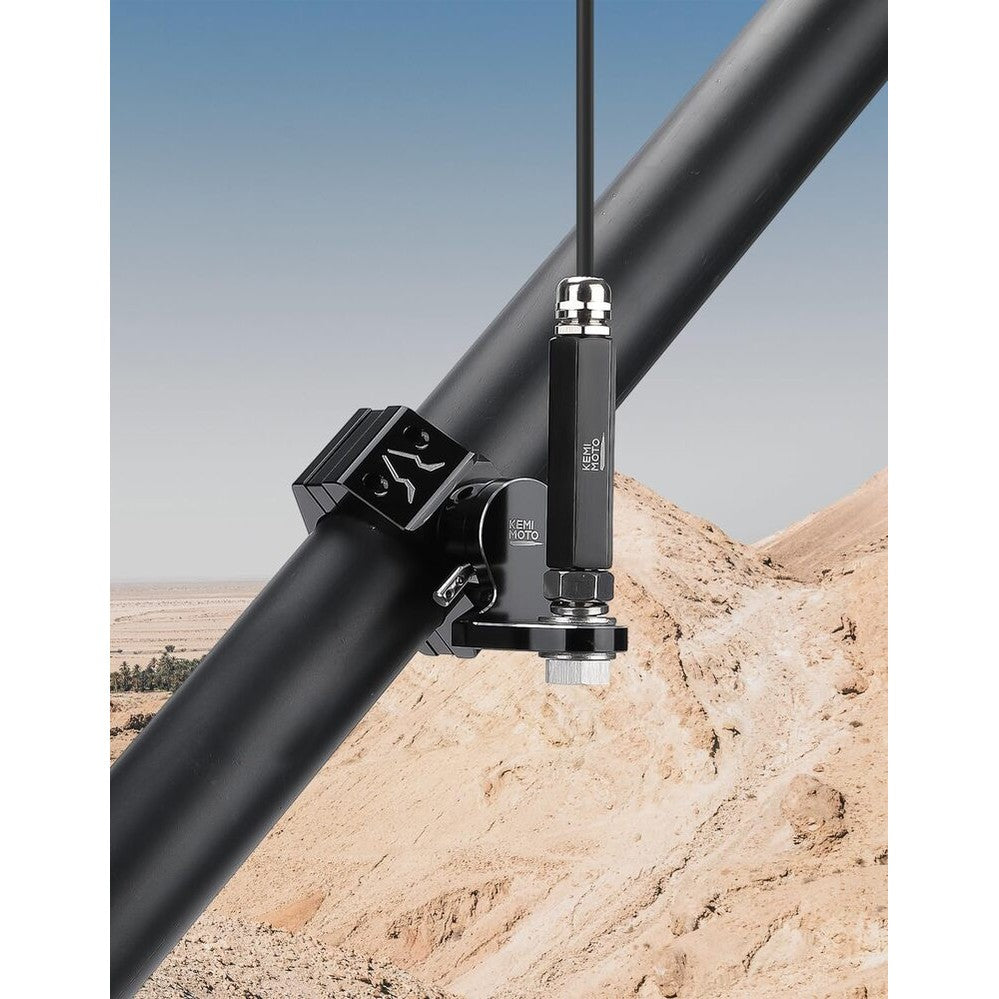 Kemimoto 1/4'' Black Mounting Base Flag Mount - 1 PC