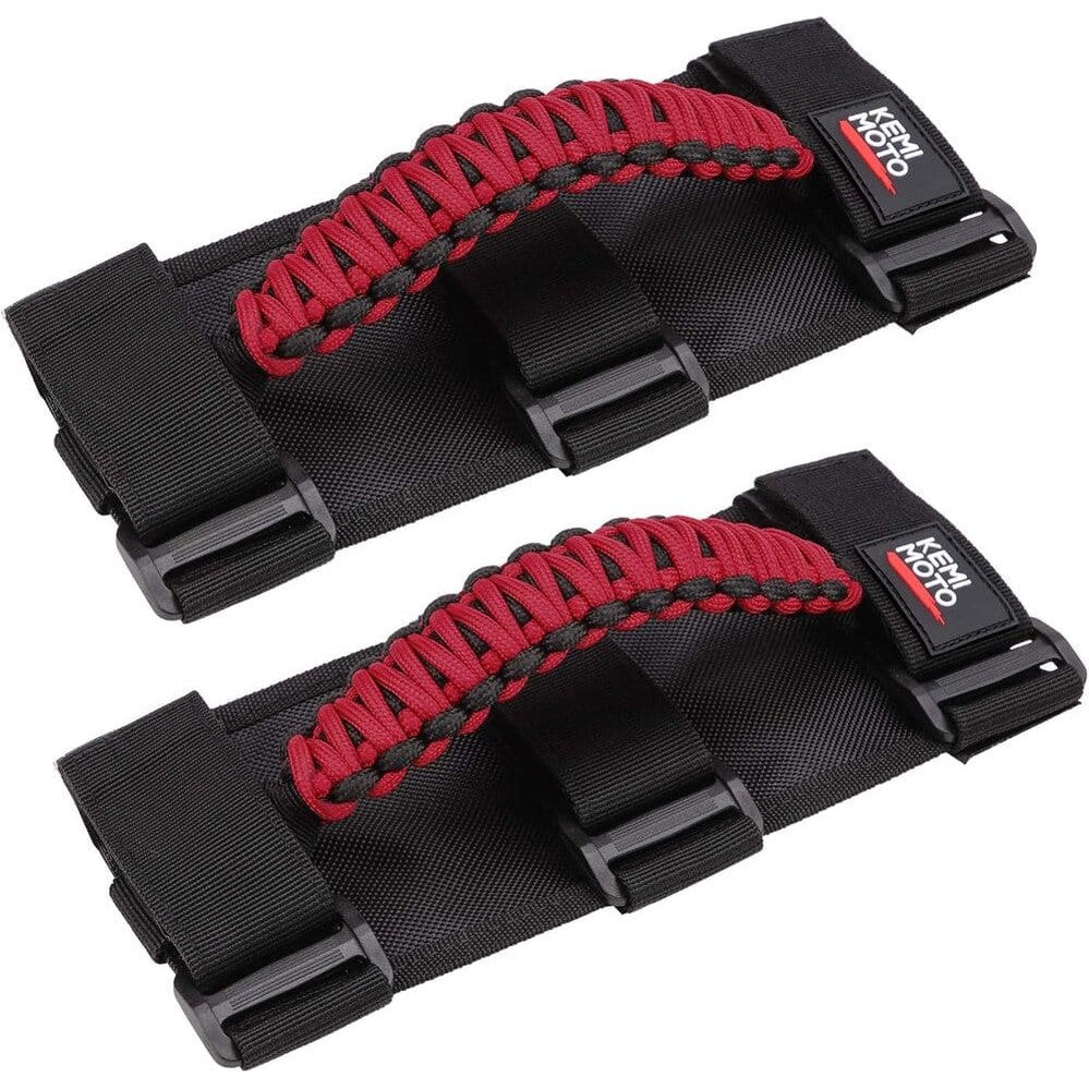 Kemimoto 1.5-2" Roll Bar UTV Universal Heavy Duty Grips & Grab Handle