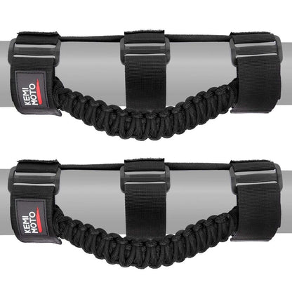 Kemimoto 1.5-2" Roll Bar UTV Universal Heavy-Duty Grips, Grab Handle