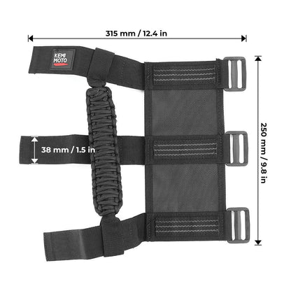 Kemimoto 1.5-2" Roll Bar UTV Universal Heavy-Duty Grips, Grab Handle