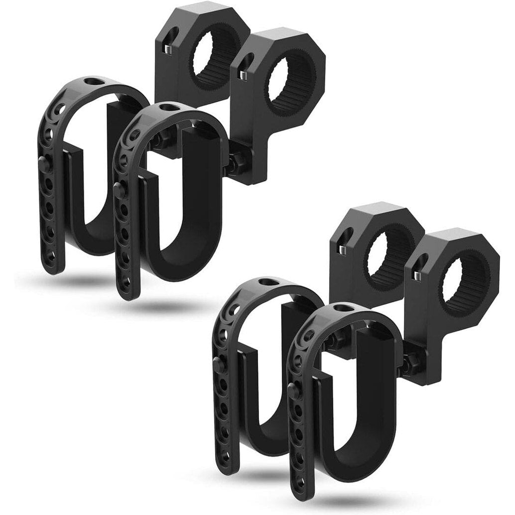 Kemimoto 1.75"-2" Roll Bars Ski Rack Bow Rack UTV Shotgun Holder - 2 Pcs