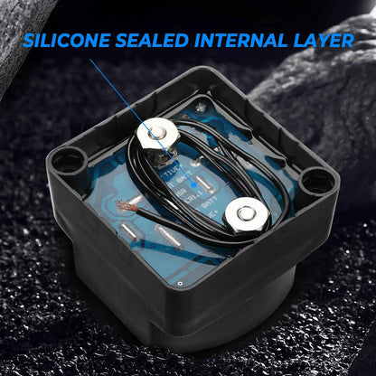Kemimoto 12V 140A Dual Battery Waterproof Voltage Sensitive Relay