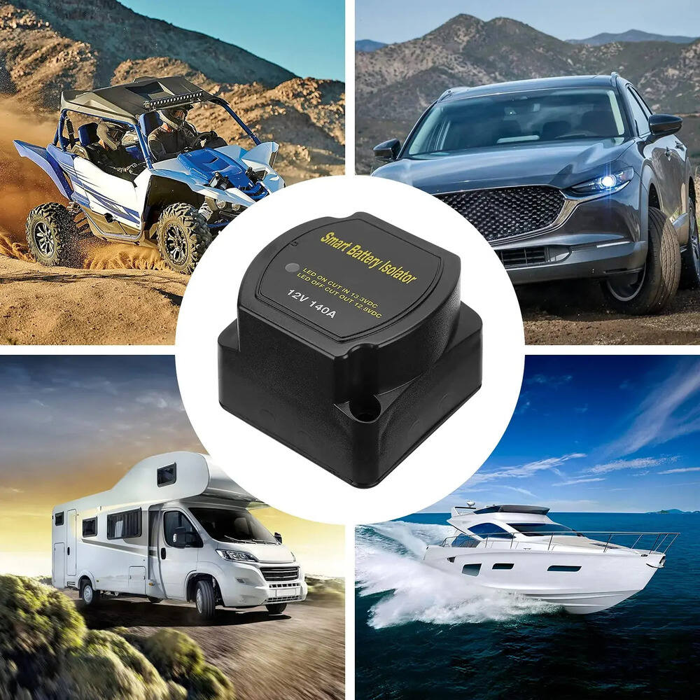 Kemimoto 12V 140A Dual Battery Waterproof Voltage Sensitive Relay
