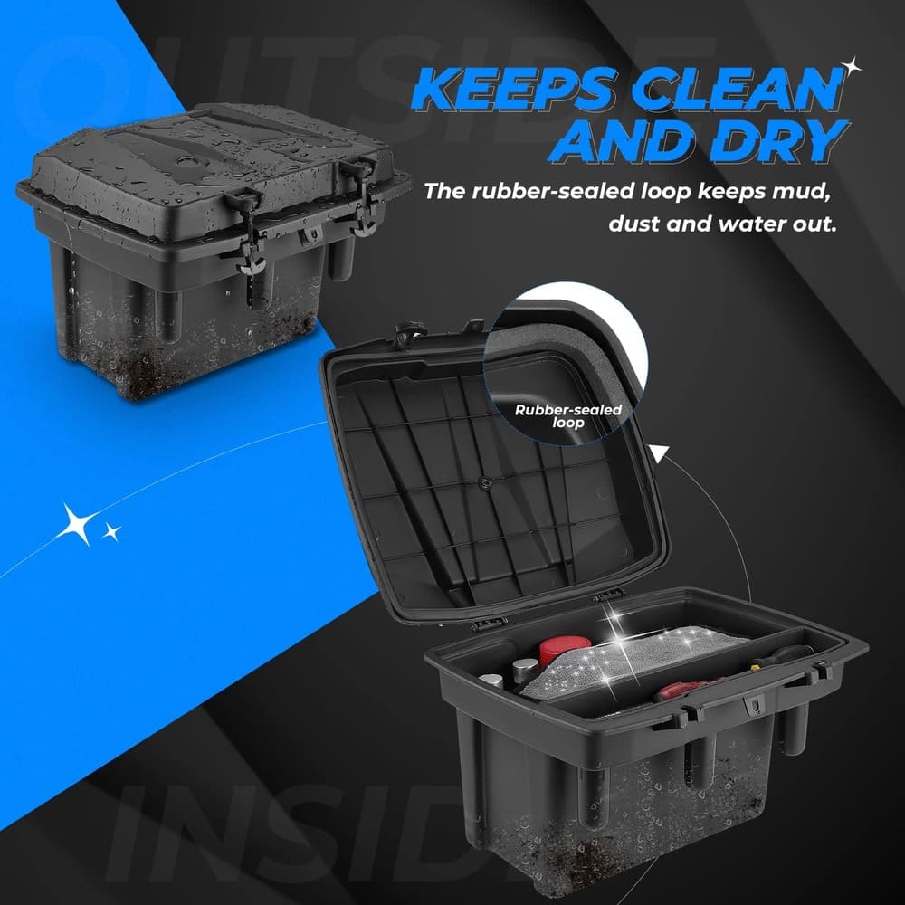 Kemimoto '13-'24 Polaris Ranger 1000/ General 21L Classified Tool Box