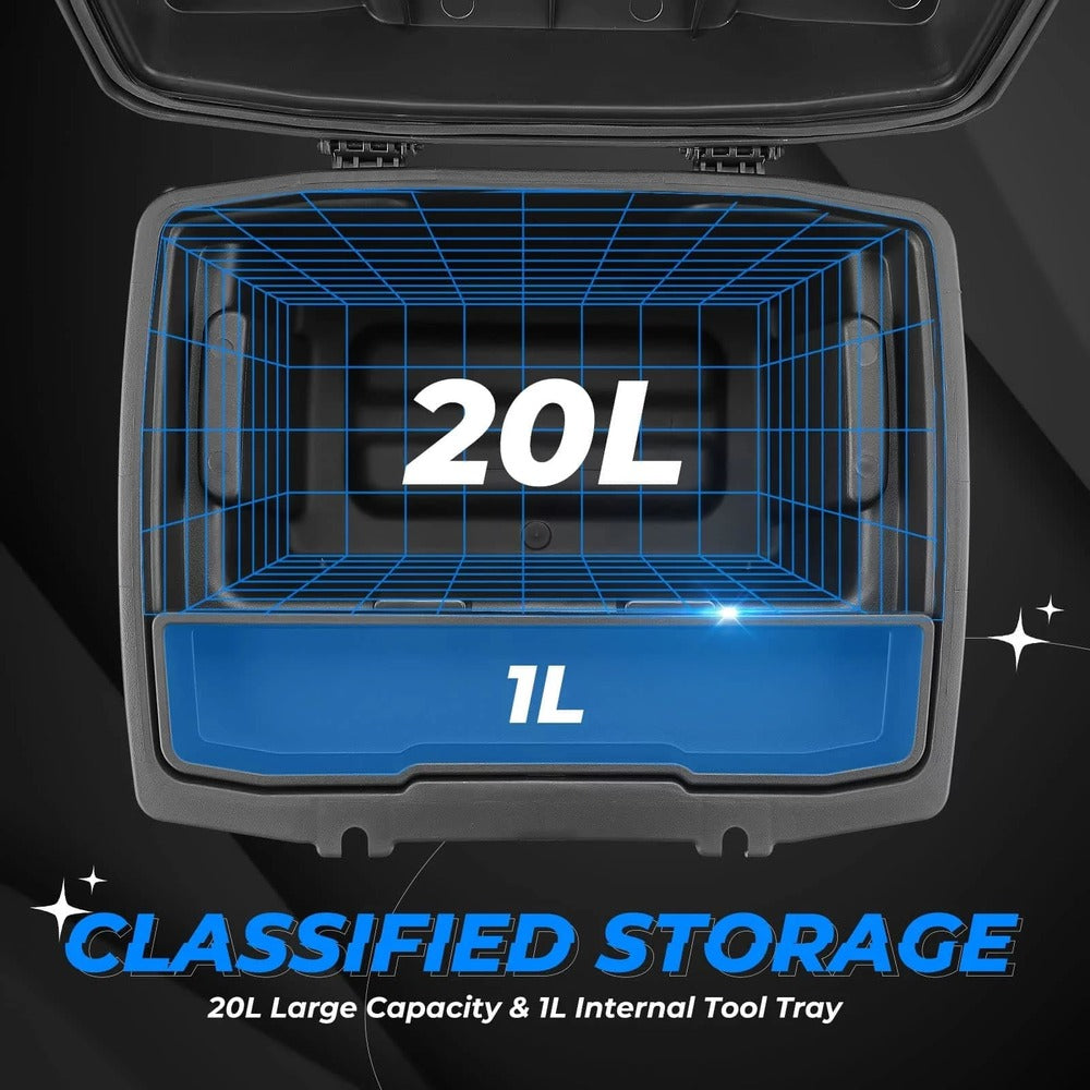 Kemimoto '13-'24 Polaris Ranger/General 21 L Classified Tool Box